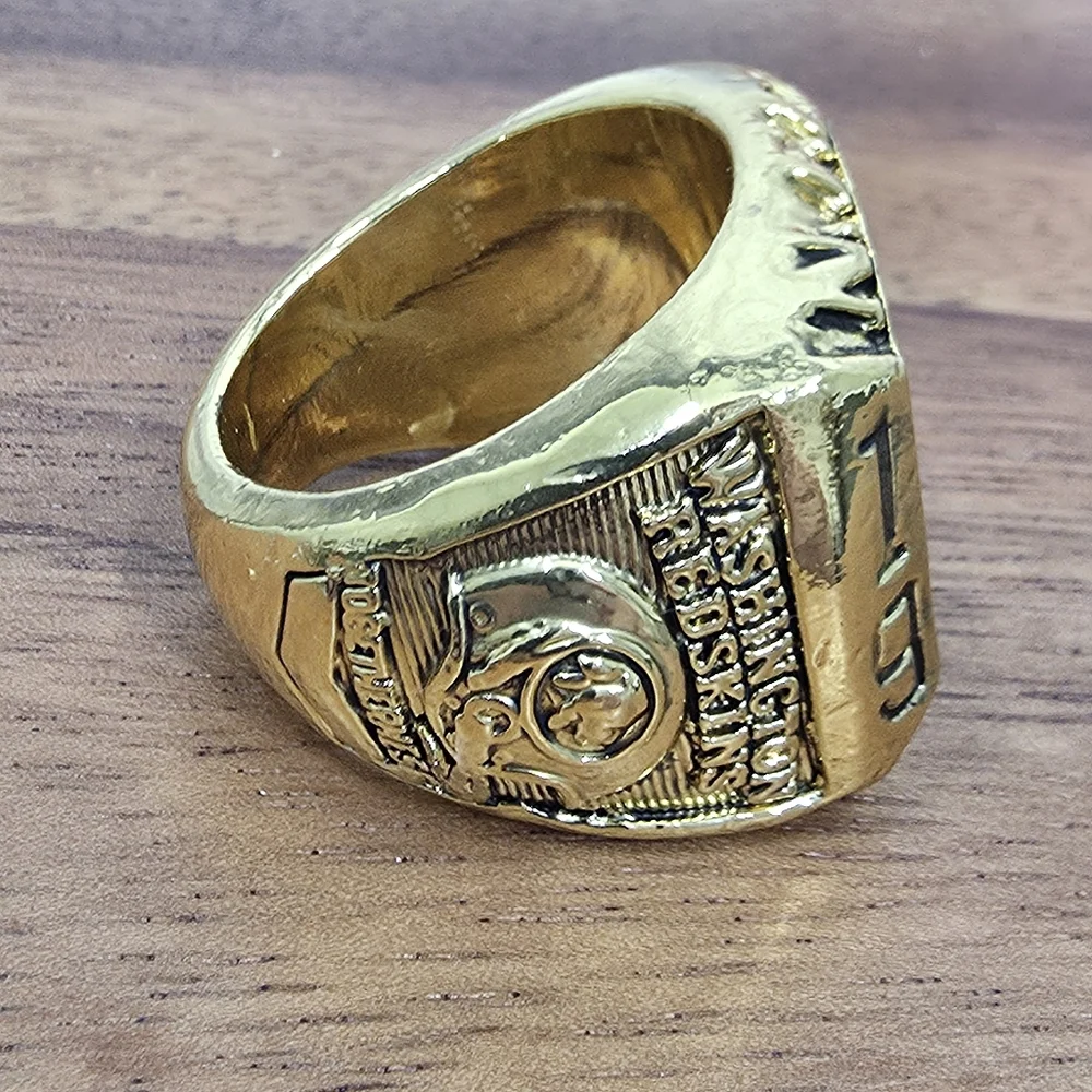 Washington Redskins 1972 NFC‎ Championship Ring Fan Edition Sz 11 Gold Allen